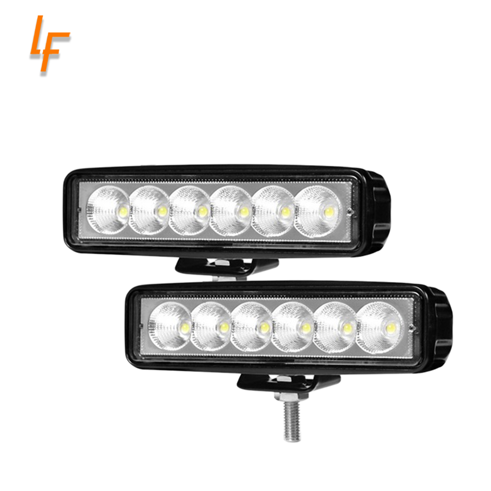 high quality automotive 18w flood offroad bar aluminum casing oval beam led work light