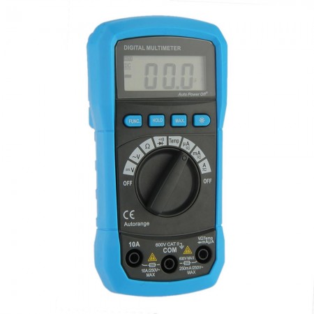 BSIDE Auto Range Digital Multimeter Temperature Probe LCD Display Backlight Portable
