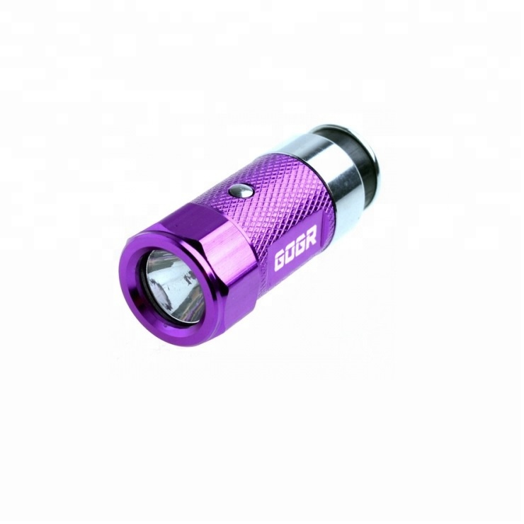 MINI LED Car Cigarette Lighter Rechargeable Battery Mini Flashlight