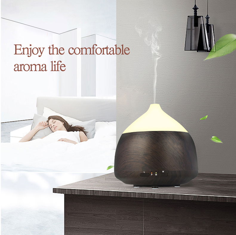 Hidly 2017 new design 100ml white ultrasonic anion aroma diffuser with wood