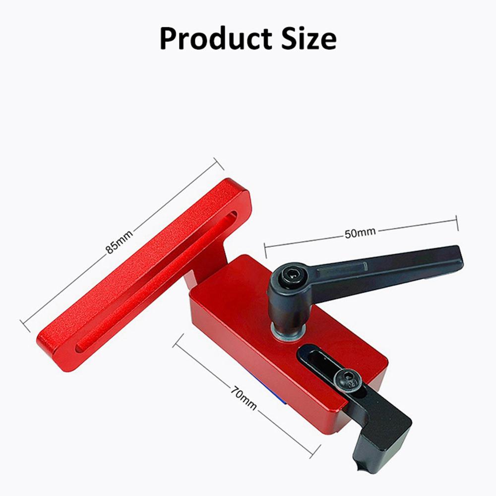 30 type Aluminum alloy T-tracks Woodworking Tool Miter Track Stop Chute Stopper for Woodworking Workbench