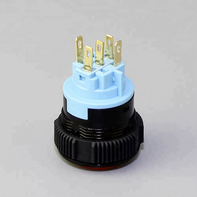 22mm High Button Normally Open Plastic Sealed Push Button Valve