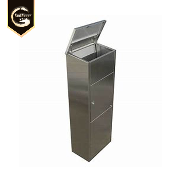 Factory Stainless Steel Residential Mailbox Locked Parcel Drop Boxes for Business
