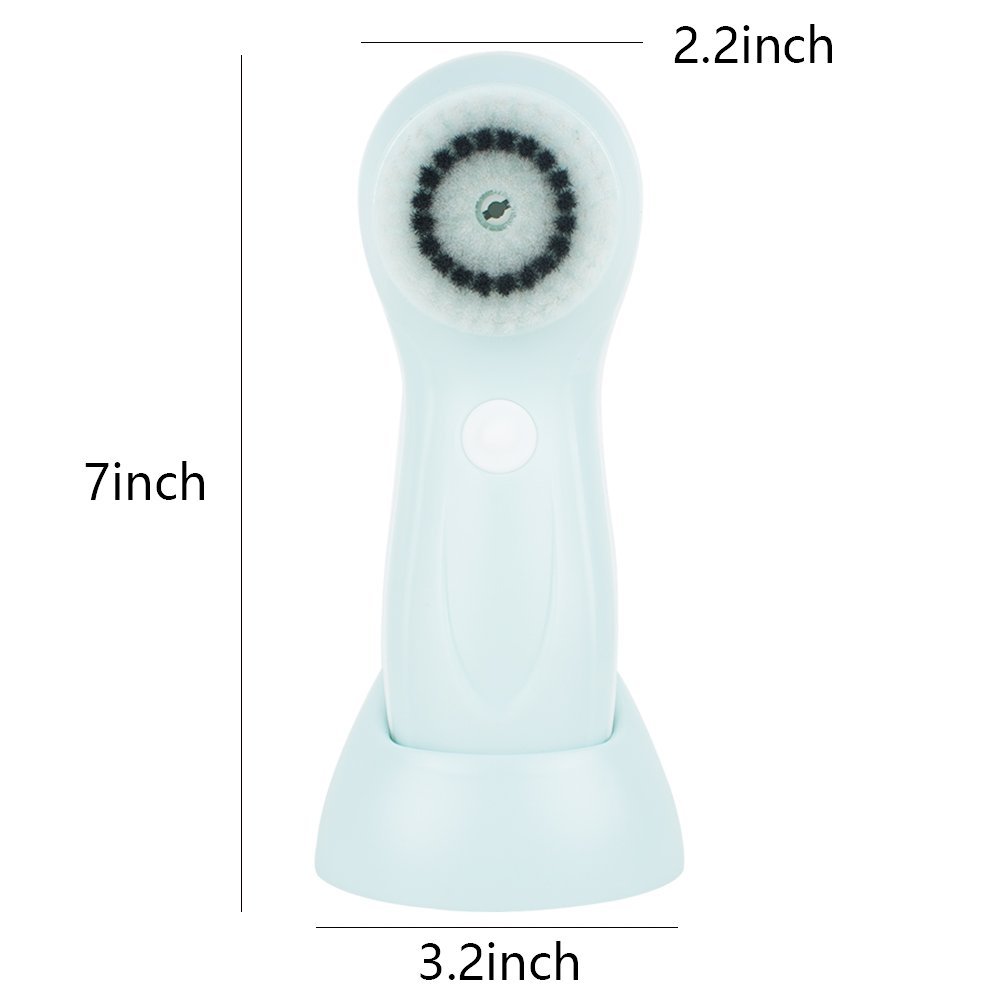 3 In 1 Electric Facial Cleanser Cleaning Brush Skin Care Blackhead Remover Washing Massager Scrubber Face Cleaner Machine