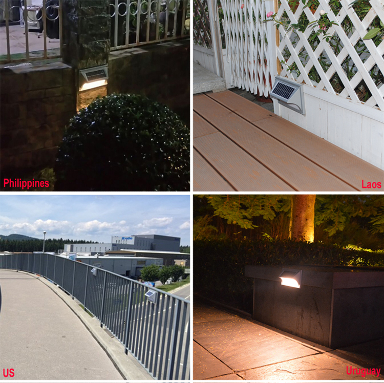 High Quality Small Solar Stairs Step Modern Decorative Wall Light