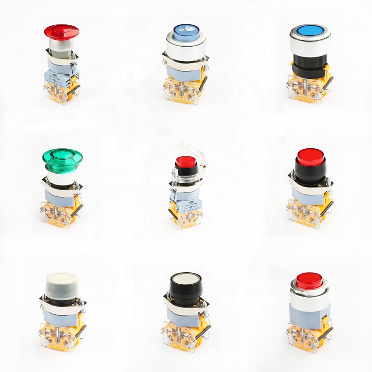 Factory price hot sell 22mm waterproof no nc push button switch