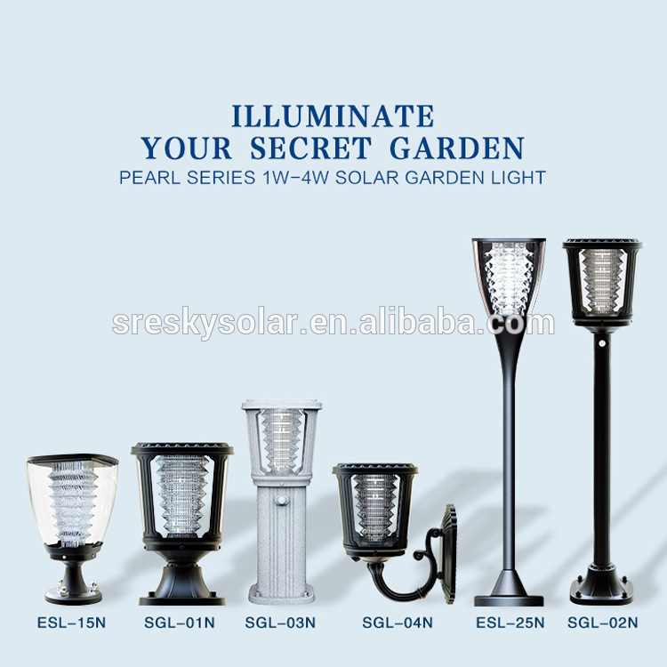 Shenzhen Sresky wholesale solar post cap light,solar lamp post high quality