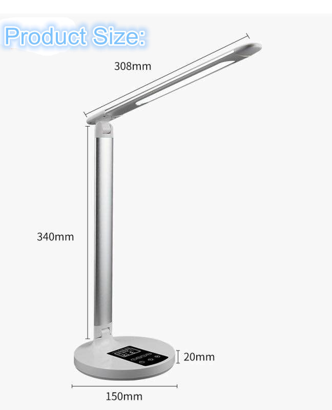 Factory wholesale 2019 Best seller Eye-protection LED Desk Lamp with LCD Display