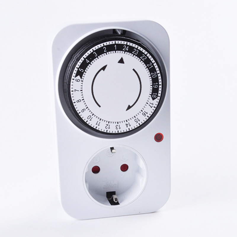 24 Hour Programmable Timer Switch Universal Socket Mechanical Timer 220V 16A Europe Plug EU plug EU socket