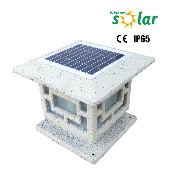 Portable lighting CE Outdoor solar gate light; solar garden gate lighting;solar pillar gate lights JR-3018 series