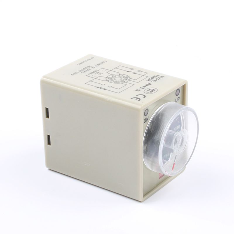 AH3-3 Time relay AC220V Delay Timer Time Relay 8Pin 1S 10S 30S 60S Power On Delay Timer Time Relay With PF083A Socket