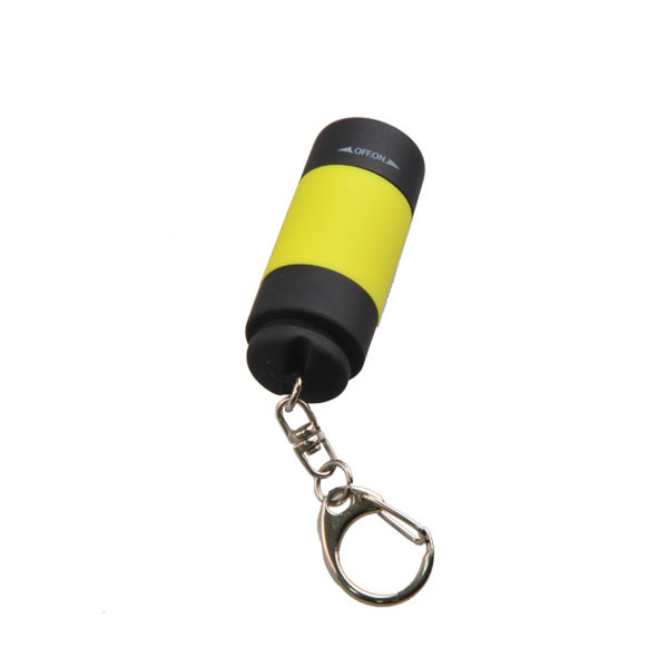 MINI Colorful Keychain USB Rechargeable Flashlight