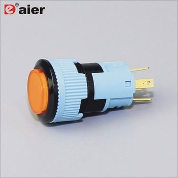 16mm Plastic Led Illuminated IP67 Push Button Switch