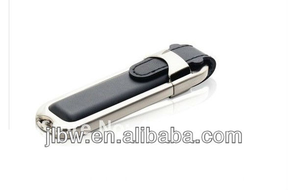 Leather characteristics Black Red USB Flash Drive with the Original chip 4GB .8GB 16GB 32 GB USB Drive