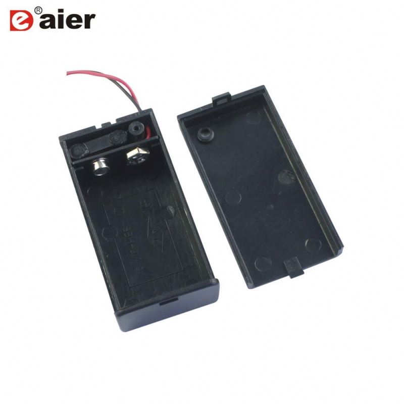 with switch cover wire 9V Battery holder