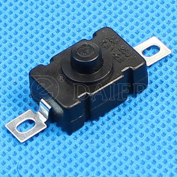 ON OFF Latching Mini 2PIN Flashlight button switch