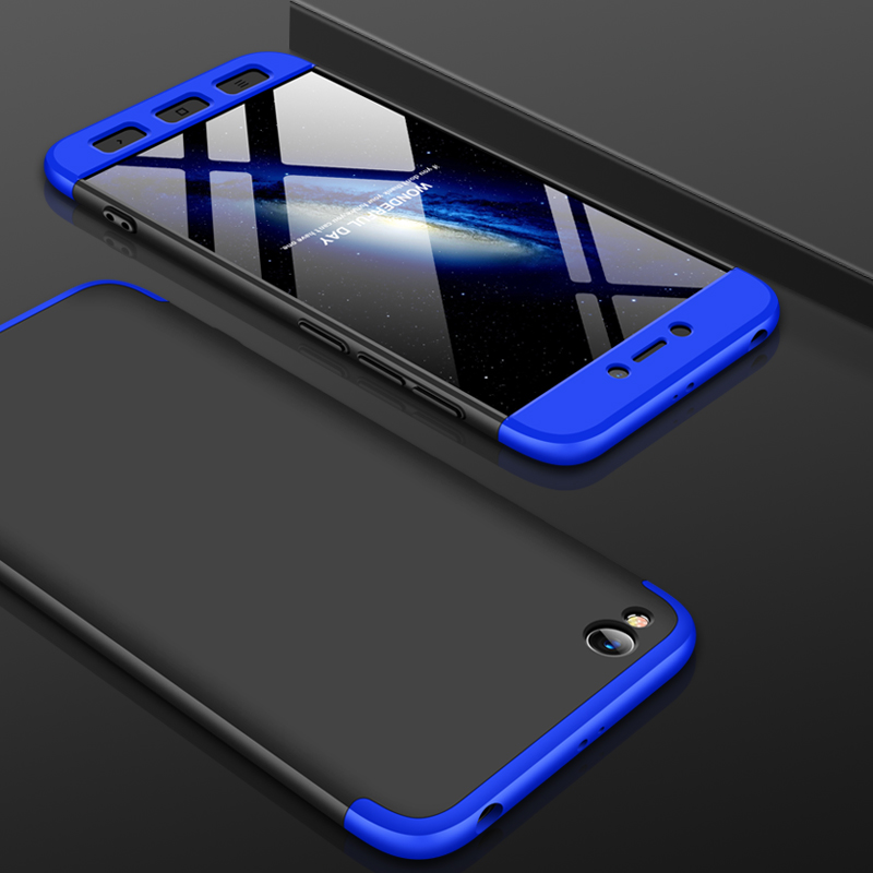 2018 hot sell 360 cover Removable 3in1 Hard PC Shield Back Cover Case for Redmi Go