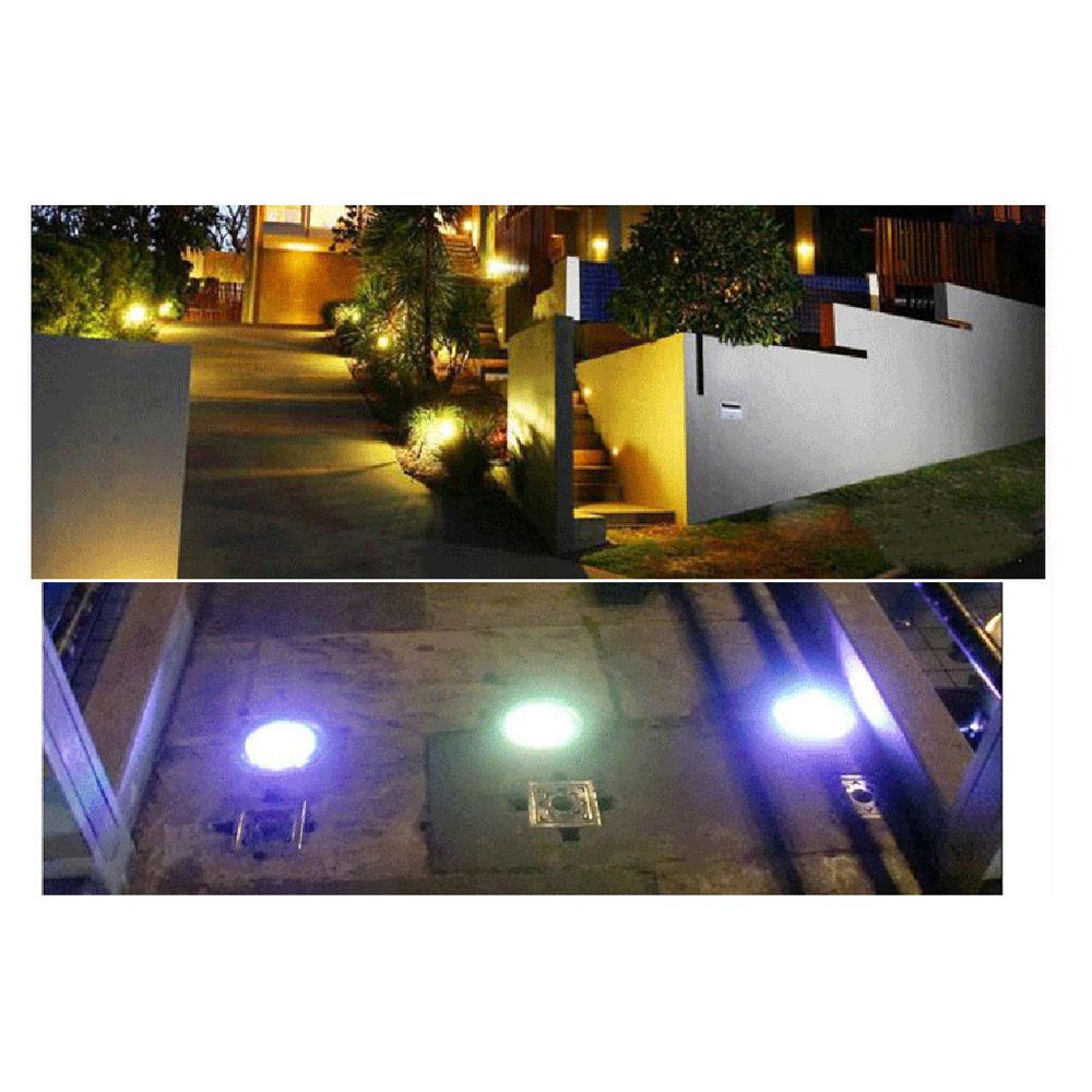 5W 85-265V AC IP67 COB LED chip LED RGB Underground Light Lamp Waterproof Shockproof High-power Tempered Glass