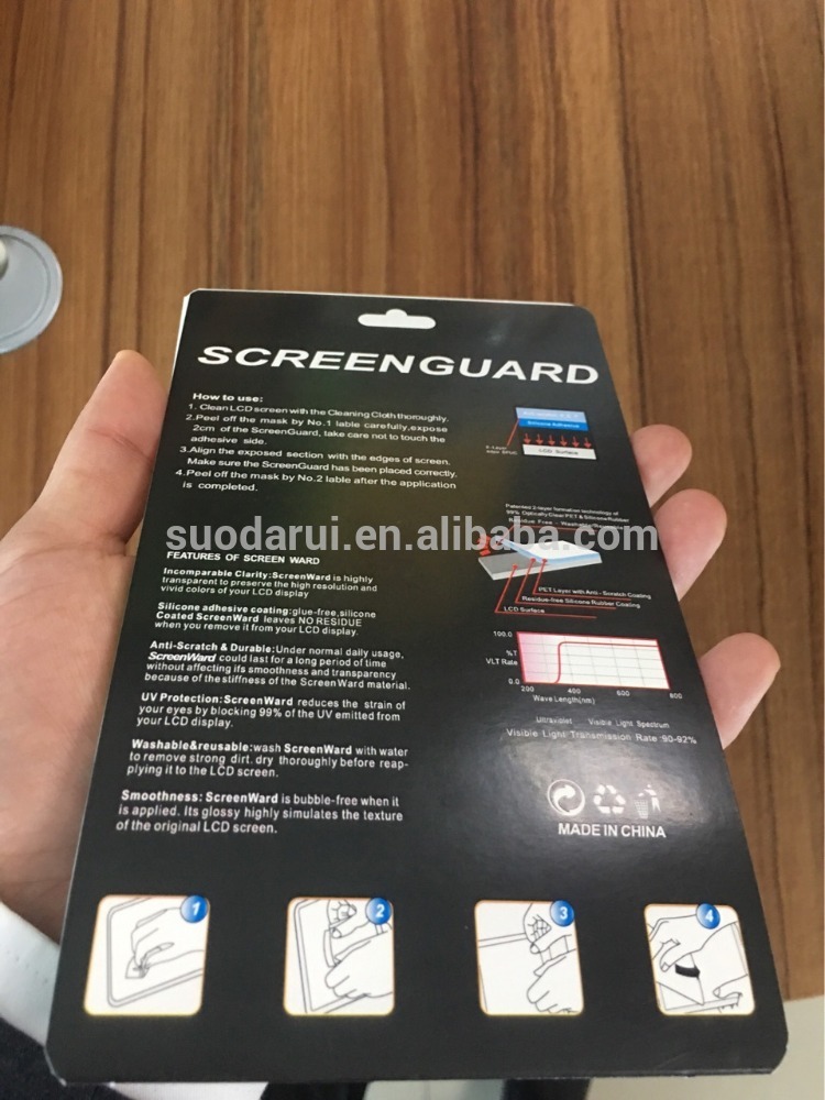 Hot selling Ultra-thin 0.25mm 9H Tempered glass film for Nintendo Switch screen protector with retail package