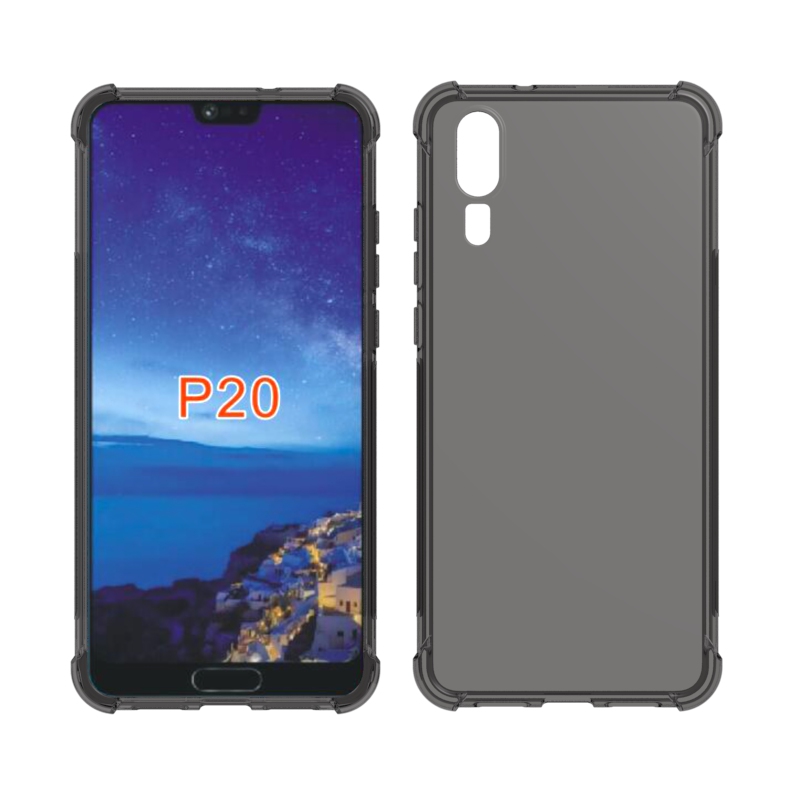 Transparent Shockproof soft Tpu cover case For Huawei P20
