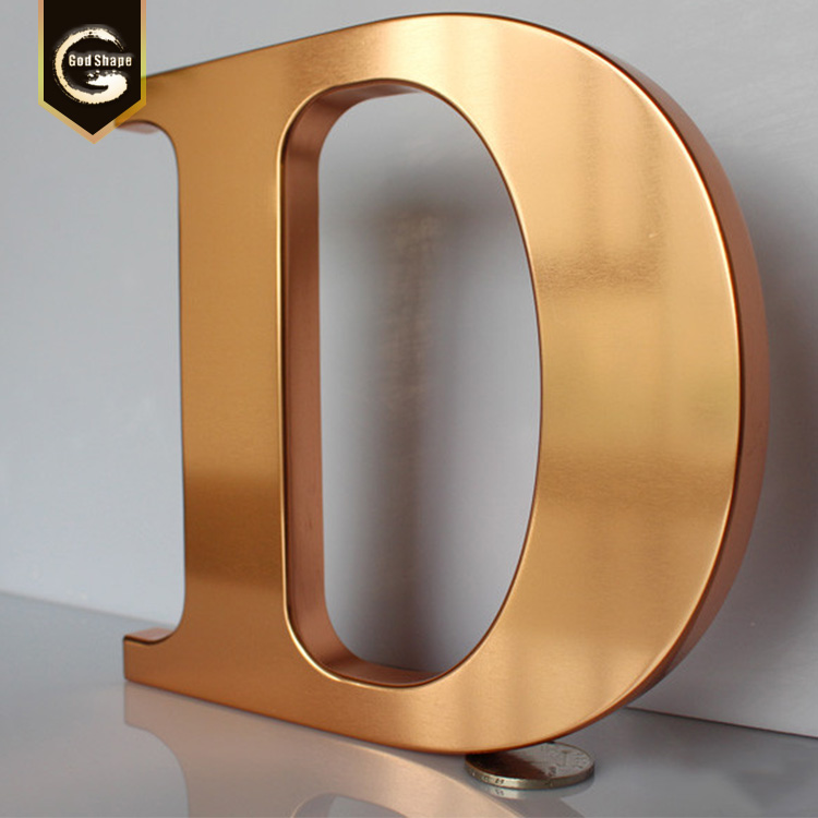 Customized led signs  flat cut aluminium letters and numbers