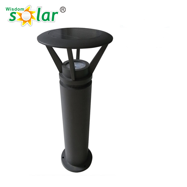 Great Pice 2.5W Solar LED Bollard Light for Garden landscape outdoor led lawn light IP65,solar bollard light