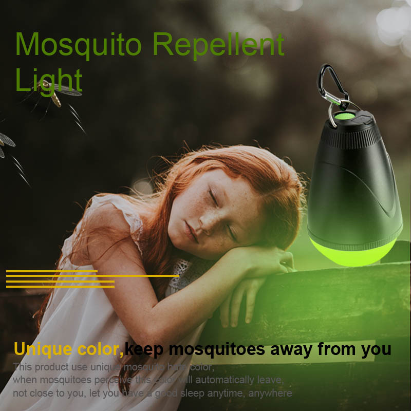 Feifan black tent Rainproof remote control mosquito repellent stick lamp mosquito resistant light