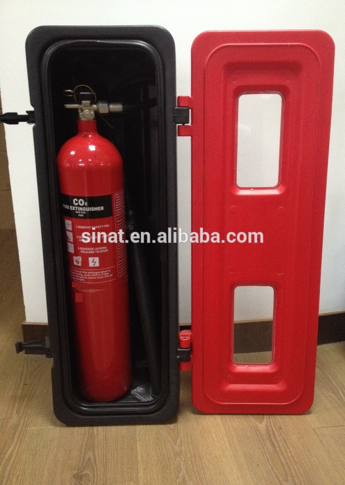 2-5kg CO2 Fire Extinguisher Red Cabinet