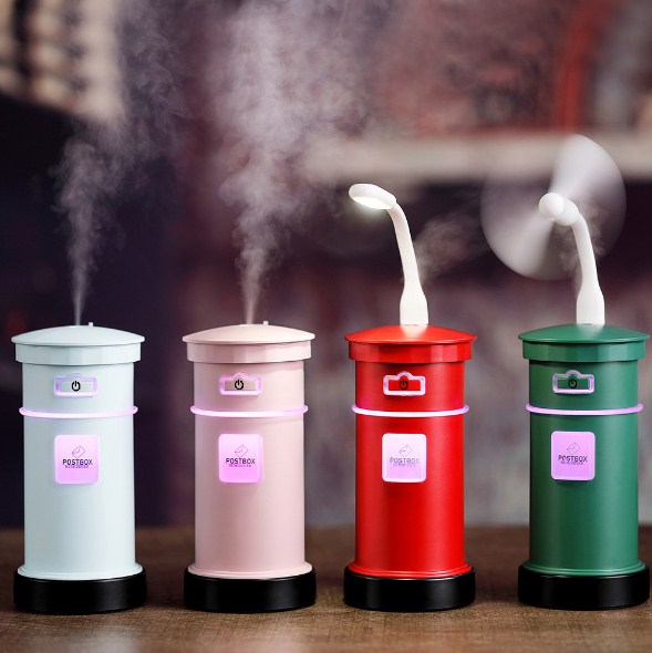 Multi-Function USB Fans Postbox Aromatherapy Humidifier Mini Lights Car Indoor Air Purification Hydration