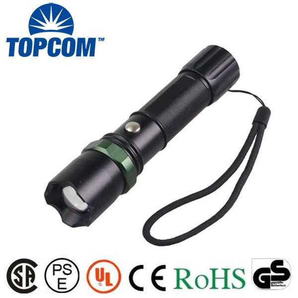 TP-1801C 3 Modes Light Rechargeable 5 Watt CREE LED Flashlight