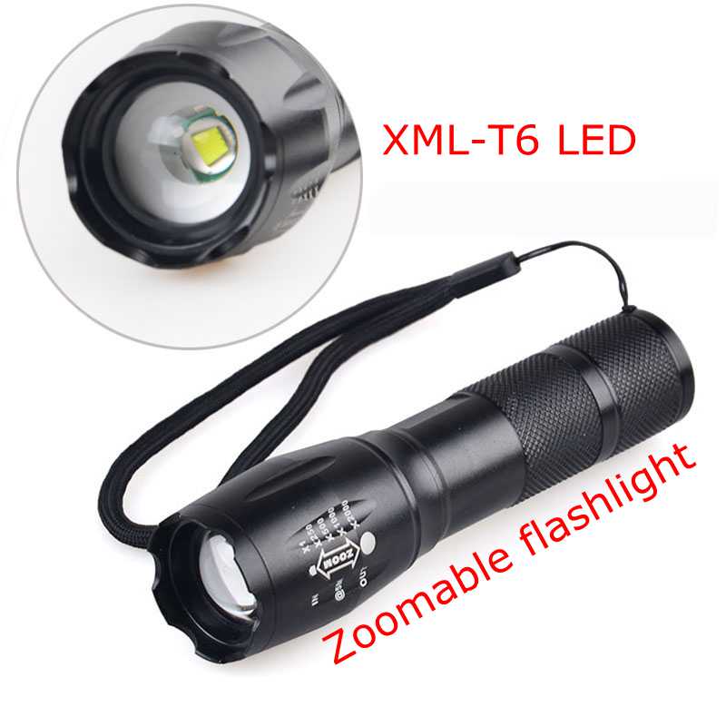 Aluminum LED 1000 Lumen Flashlight Tactical G700 XML T6 10W LED Military Flashlight