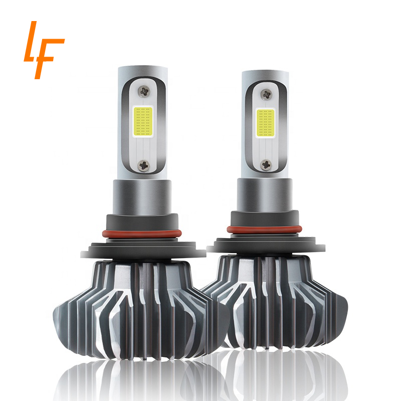 Car auto headlight bulb Competitive factory price  high power Fanless led bulb 880 H4 h7 h11 9005 9006 led auto headlight