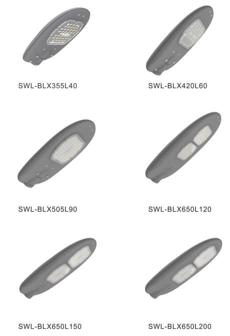 high luminance good price IP65 90W SMD3030 130LmW easy to clean & maintain for road park communities led street light housing