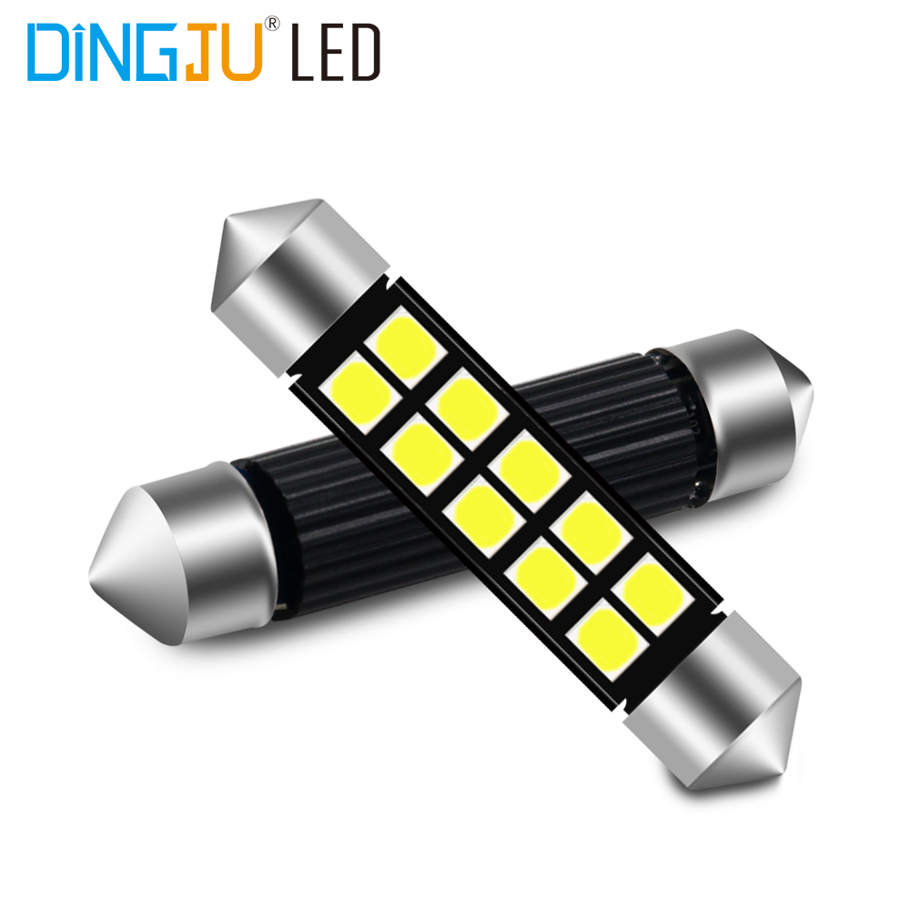 Wholesaler price Festoon c5w 31mm 36mm 39mm 41mm 2835 10smd led Reading Light auto license lamp  with manufacturer price