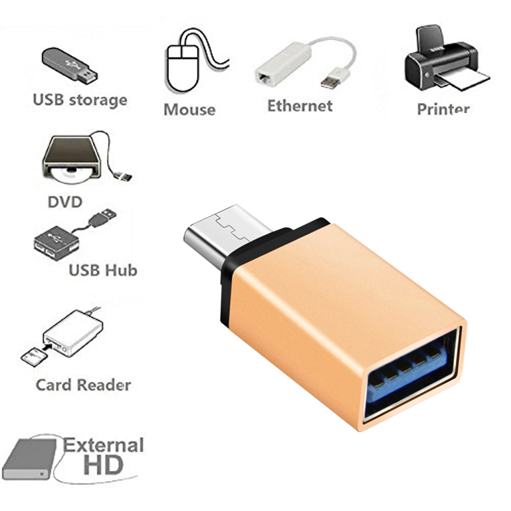 High Speed Type C Male to USB3.0 Female OTG Date Sync Adapter for Macbook