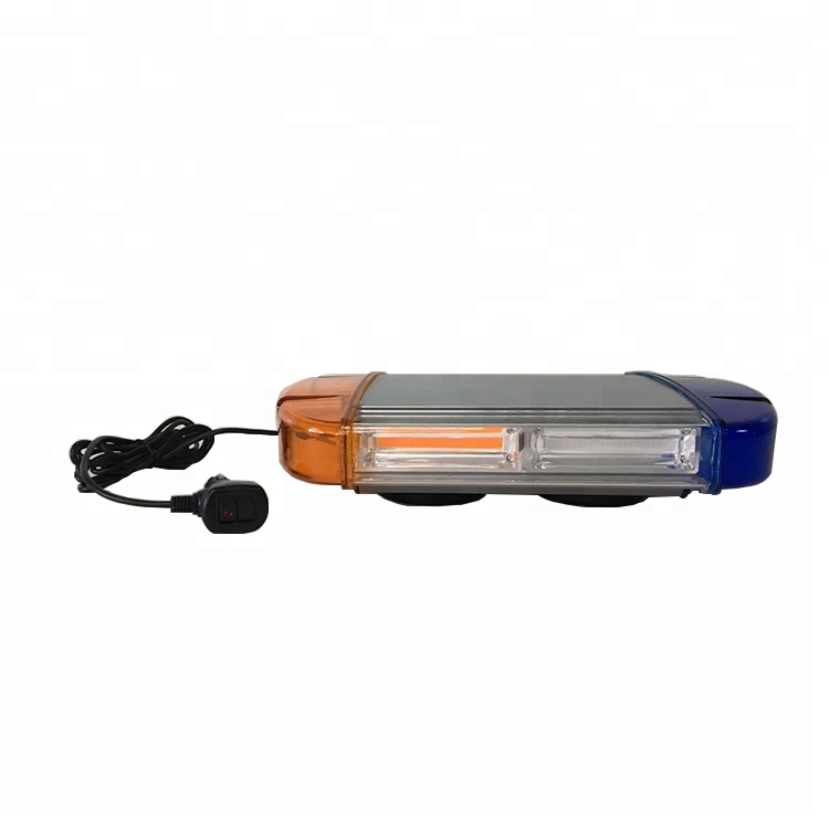 60W  Red & Blue Warning  LED Mini  Light Bar for Car