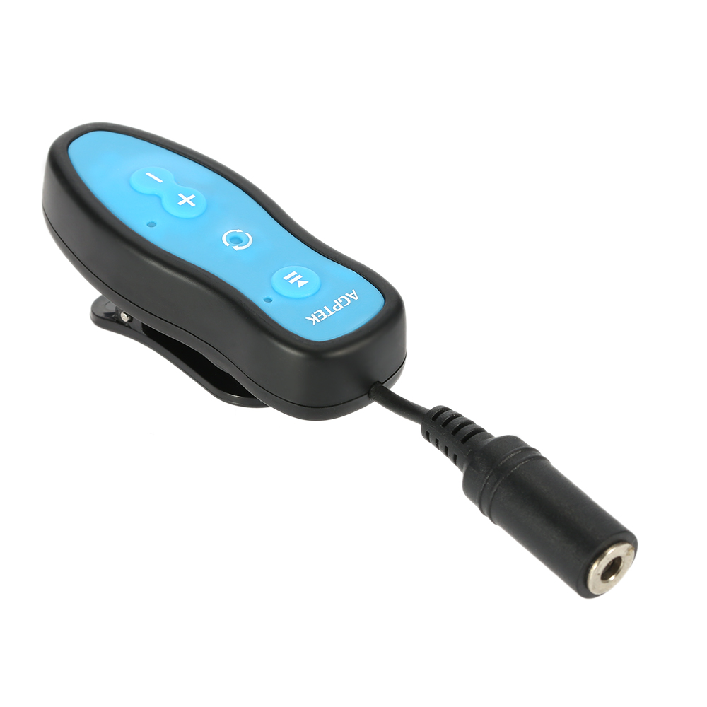 8GB MP3 Player IPX8 Waterproof Mini Clip Design Sports MP3 Music Player with Headphone for Swimming Running Diving