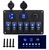 Two unit 2 way illuminated 16a 250v rocker switch