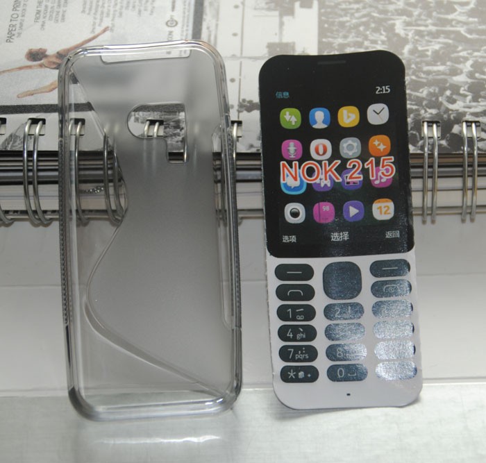 For Nokia 215 TPU S-line soft gel Cover Best price cell phone cases