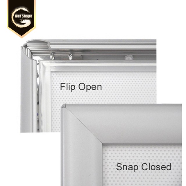 China Factory Aluminum Sign Picture Photo Frame Poster Advertising Display  Snap Frame Aluminum profile for sign manufacturer