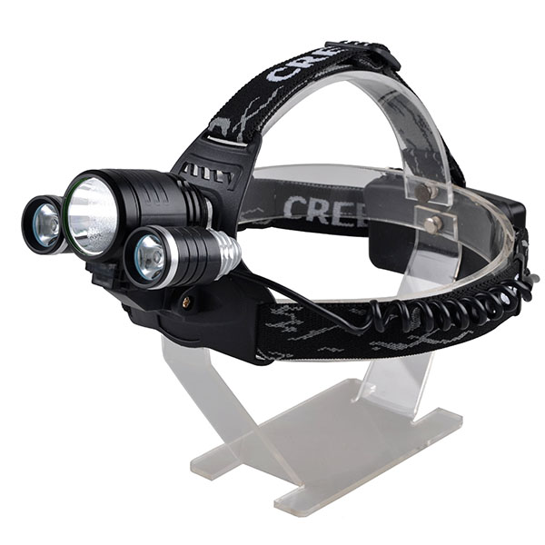 5000lm Ultra Bright Rechargeable Headlamp 3 Bulbs T6 Bike Front Light