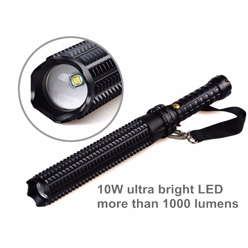 XM-L XPE T6 LED Emergency LED Torch Flashlights Rechargeable Japanese Rechargeable Military Torch Light