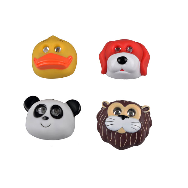 Bear Shape Headlamp Two Modes ABS Animal Head Flashlight For Children