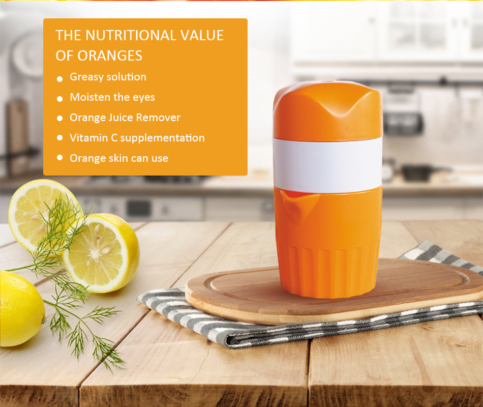 Manual Citrus Juicer for Orange Lemon Fruit Squeezer 100% Original Juice Child Healthy Life Potable Juicer Machine