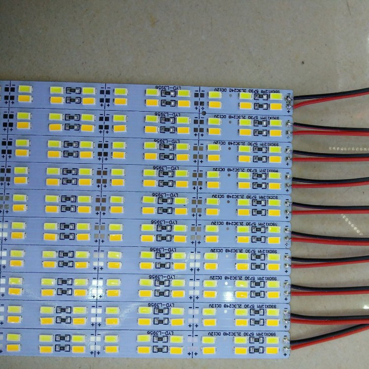 5630 led rigid bar light 144leds/meter 100cm long 12mm width PCB aluminum high brightness 5630 led hard bar