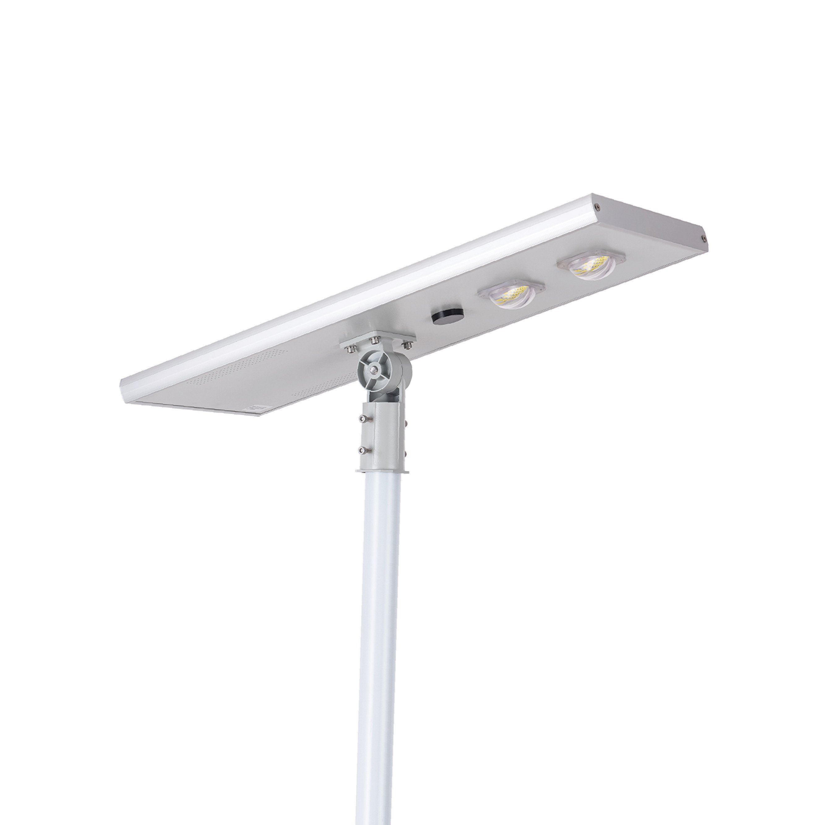 Gray Aluminum Ip65 Height Of Pole Standard Led Solar Street Light