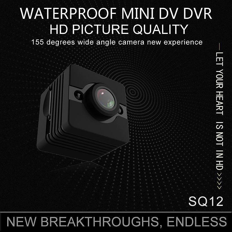 Waterproof Helmet camera sq12 4k action camera sports hd mini dv