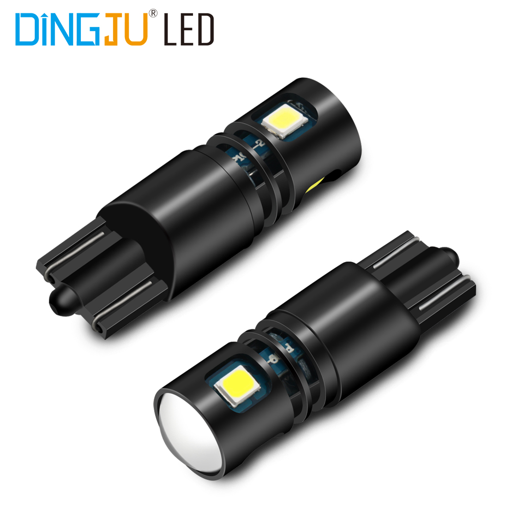 Oem T10 5smd 2835 Led Canbus W5w Bulb 10-30v Instrument Indicator Licence Plate Light Compatible Products