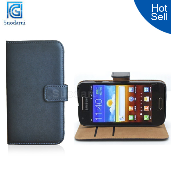 Wholesale Bookstyle Stand Wallet Leather Cover Case for samsung galaxy beam i8530