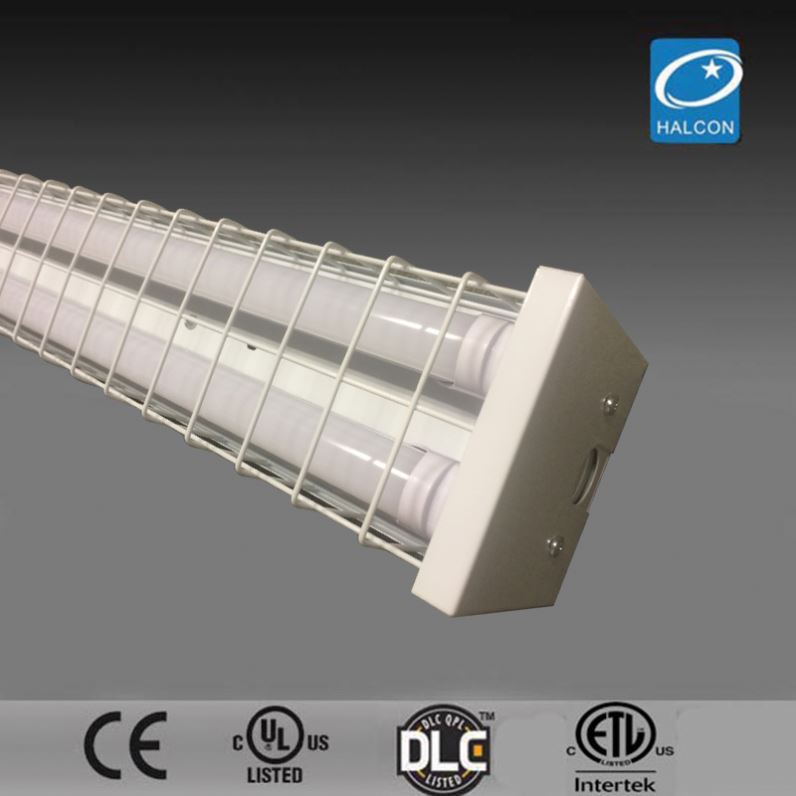 With Wire Guard Customized T8 Fluorescent Wrap Around Light Fixture